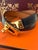 Metal Hermès Kelly Double Tour Bracelet in Black Leather With Gold-Plated Hardware For Sale - Image 7 of 12