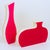 Villeroy & Boch Neon Color-block Lucite Vase, a pair, circa 1990 For Sale - Image 11 of 11