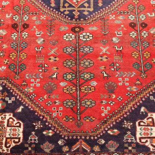 Middle Eastern Afshar Rug in Wool For Sale - Image 6 of 10