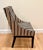 Modern Eight Designmaster "Miami Host" Dining Chairs in Duralee Velvet Stripe For Sale - Image 3 of 9