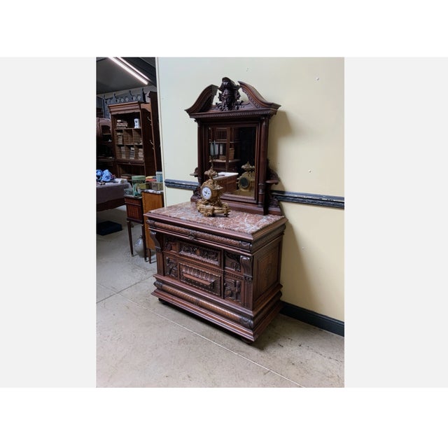 Antique Historicist Commode, 1880 For Sale - Image 3 of 13