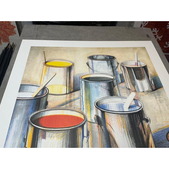 Printmaking Materials Wayne Thiebaud Paint Cans, 1990 For Sale - Image 7 of 11
