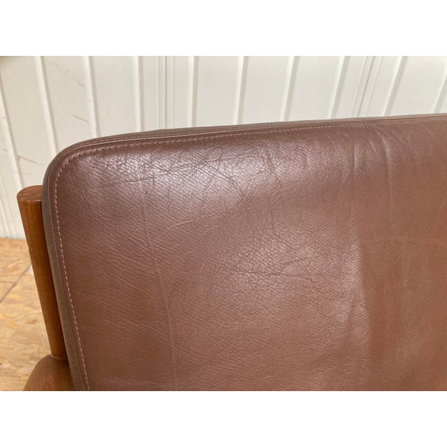 Teak and Leather Sofa by Grete Jalk for France & Son, 1960s For Sale - Image 18 of 18