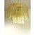 Early 21st Century Italian Clear Amber Tronchi Murano Glass Flush Mount by Simoeng for Simoeng For Sale - Image 5 of 7