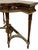 18th Century French Louis XVI Carved Wood and Marble Demi-Lune Console Table For Sale In Chicago - Image 6 of 9