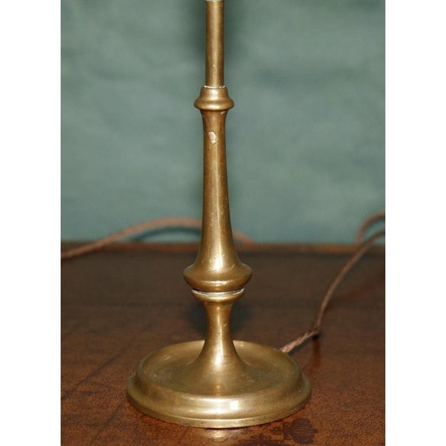 Antique English Brass Table Lamps, 1900, Set of 2 For Sale - Image 11 of 13