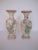 Japanese Earthenware Vases with Birds and Butterflies - A Pair For Sale - Image 4 of 10