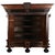 Baroque Cabinet Amsterdam Schapp, 5 Ebonized Columns, Pillow Fillings, Carved Chapters - Doors - Cornice, Secret Compartment, on High Feet, 1880 For Sale - Image 4 of 18