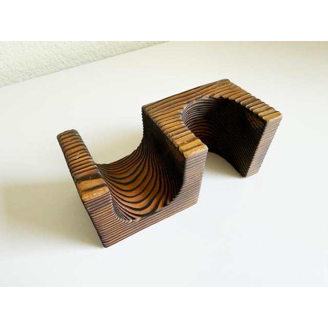 Shou Sugi Ban Abstract Wood Object, 1970s Japan For Sale - Image 9 of 10