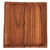Chestnut 1970s Teak Wood Square Vide-Poche/Catch-All/Snack Tray For Sale - Image 8 of 9