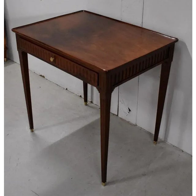 Small Louis XVI Mahogany Side Table, 18th Century For Sale - Image 3 of 18
