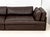 Modern Stendig Brown Leather Three-Seat Sofa For Sale - Image 3 of 9