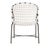 Brown Jordan Brown Jordan Kantan Aluminum Suncloth Arm Chair, Mica frame with White fabric For Sale - Image 4 of 11