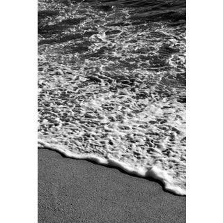 2021 "Foamy Shore Seascape" Black and White Giclée Print by Kind of Cyan For Sale