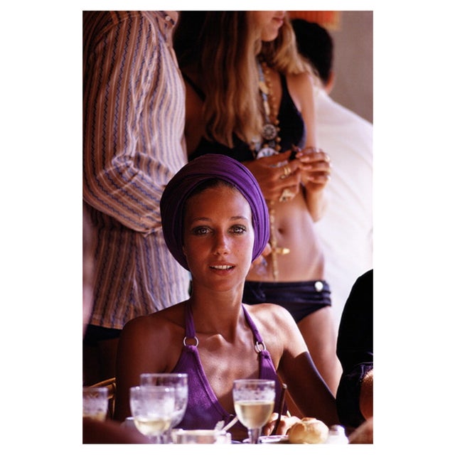 Slim Aarons, Marisa Berenson, Estate Stamped Photographic Print For Sale