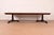 English Baker Furniture Regency Banded Mahogany Double Pedestal Extension Dining Table, Newly Refinished For Sale - Image 3 of 17