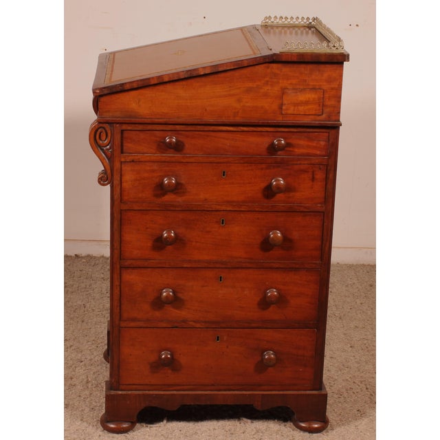 Regency Mahogany Davenport with Tilting Mechanism, 1810s For Sale - Image 6 of 13