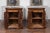 A pair of Italian walnut cabinets from the early 19th century, with canted sides, drawers, doors and carved motifs. Born...