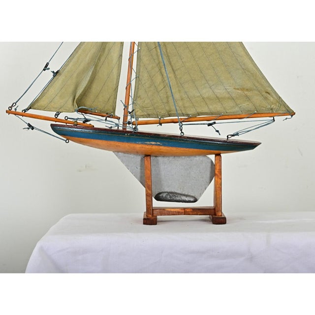 Scottish Early 20th Century Pond Yacht For Sale In Baton Rouge - Image 6 of 10