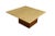 1970s Mid-Century Travertine Walnut Base Coffee Table For Sale In Baltimore - Image 6 of 11