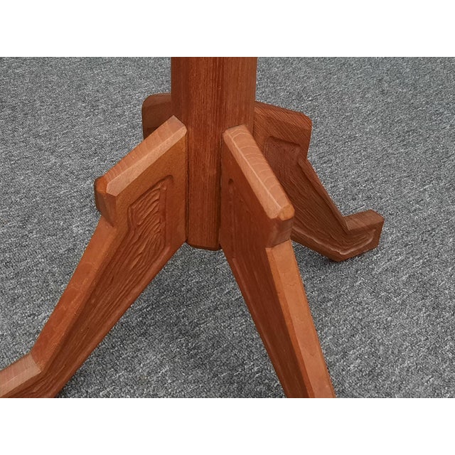 Brown Anthroposophical Teak Music Stand, 1950s For Sale - Image 8 of 12