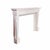 French Antique Louis XV Style Plaster Fireplace Mantel For Sale - Image 3 of 9