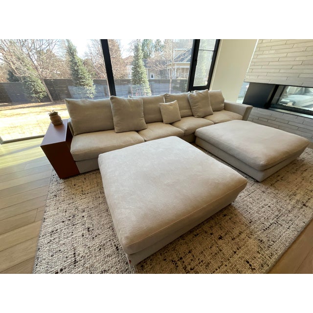 Flexform "Groundpiece" Sectional Sofa For Sale - Image 9 of 15
