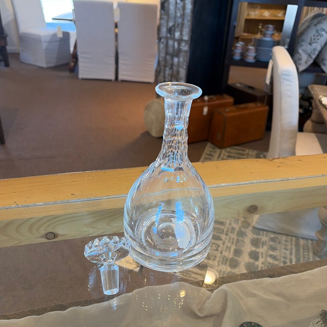 Lovely crystal decanter. In great shape. No chips. Discontinued pattern.