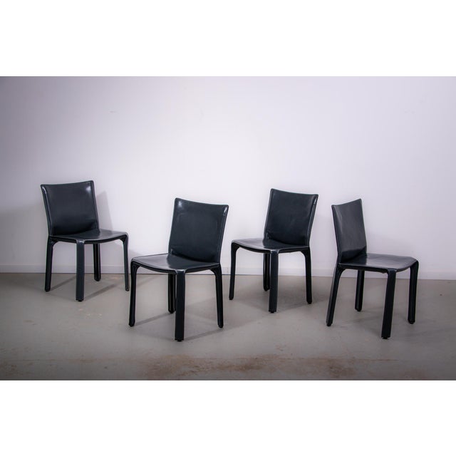 CAB 412 Side Chairs by Mario Bellini for Cassina, 1995, Set of 4 For Sale - Image 18 of 18