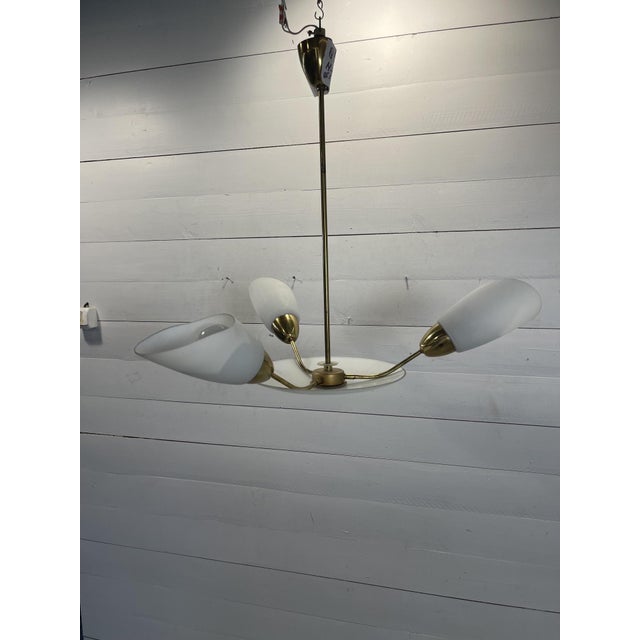 Vintage Ceiling Lamp attributed to Napako, Czech-Republic, 1960s For Sale - Image 3 of 8