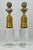 Late 19th Century Pair of Parcel-Gilt Crying Babies on Fluted Columns After Jean-Antoine Houdon For Sale - Image 5 of 9