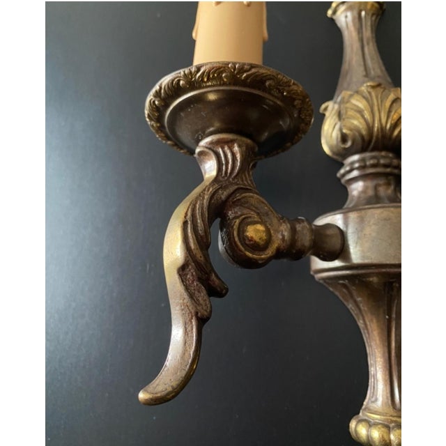 Metal Vintage Italian Wall Lights, 1960s, Set of 2 For Sale - Image 7 of 8