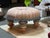 Art Nouveau MacKenzie-Childs on Wall Street Setting Seat, Ottoman For Sale - Image 3 of 12