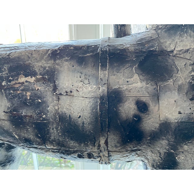 Gray Antique French Carousel Dog, Circa 1890 For Sale - Image 8 of 18