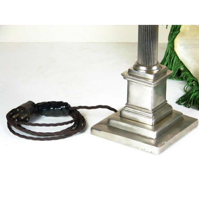 Corinthian Column Table Lamp, 1900s For Sale - Image 4 of 9