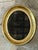French Vintage Gilt Oval Wall Mirror For Sale - Image 3 of 12