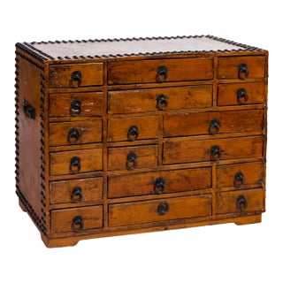 Vintage Asian Apothecary Chest, 20th Century For Sale