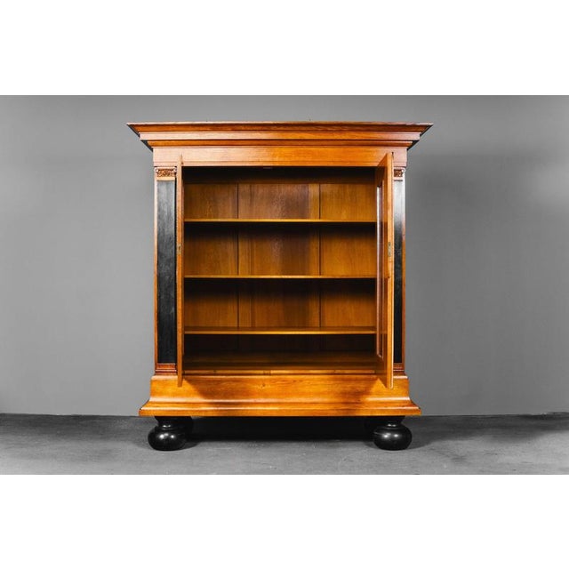 Baroque Baroque-Style Linen Cabinet in Oak For Sale - Image 3 of 18