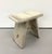 Cream Late 20th Century Contemporary Cowhide Low Stool For Sale - Image 8 of 8