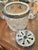 1930s Cut Crystal & Silverplate Ice Bucket With Ornate Foliate Mounts and Drainer For Sale - Image 11 of 12
