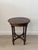 Small Vintage Round Woode Side Table with Turned Legs, 1950s For Sale - Image 9 of 9