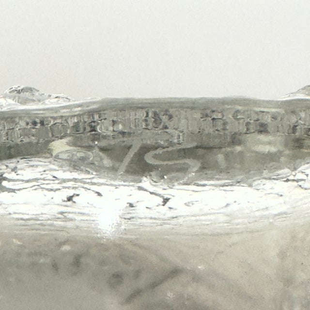 Textured Glass Crocus Vase by Timo Sarpaneva for Iittala Finland, Signed For Sale - Image 9 of 9