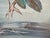 Textile 1960s Lee Reynolds Tropical Palm Beach Regency Birds Postmodern Painting For Sale - Image 7 of 7