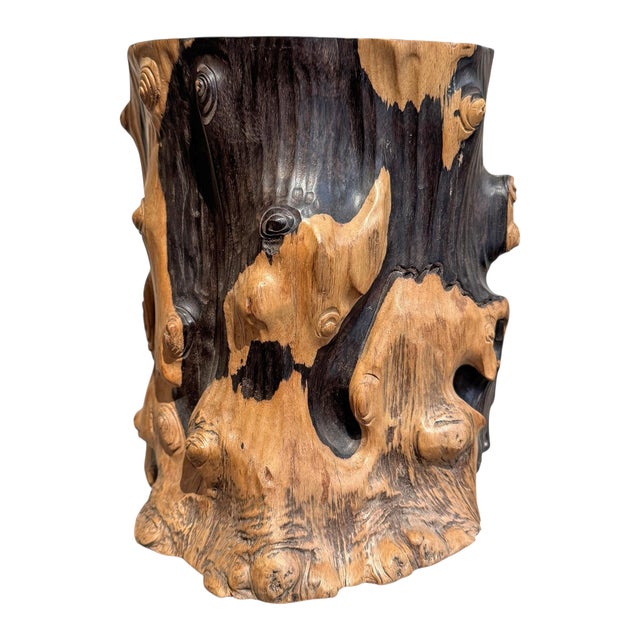 Modern 19th Century Chinese Scholar's Brush Pot For Sale - Image 3 of 12