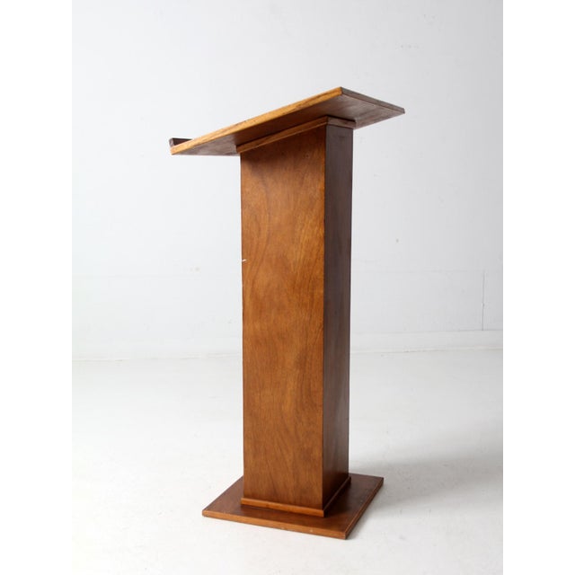 Vintage Wooden Lectern For Sale - Image 9 of 10