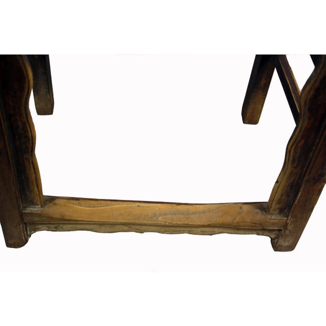 Antique High Yoke Back Armchair For Sale - Image 9 of 11