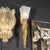 Mid 20th Century Mid-Century Hand-Blown Murano Frosted Glass Sconces With Spiral Amber Drop For Sale - Image 5 of 18
