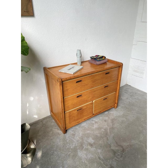1980s Yellow Pine Chest of Drawers Drawers, 1980s For Sale - Image 5 of 18