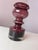 Pompadour Vase in Wine Red by Nanny Still for Riihimäen Lasi For Sale - Image 10 of 11