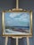 1978 Modernist 'Drift at Low Tide' Expressive Original Coastal Landscape Oil Painting, Framed For Sale - Image 4 of 12